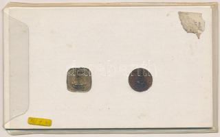 Suriname 1962. 1c Br + 1962. 5c Cu-Ni kartonlapon T:1-
Suriname 1962. 1 Cent Br + 1962. 5 Cents Cu-...