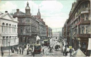 Belfast, Royal Avenue, trams (EK)