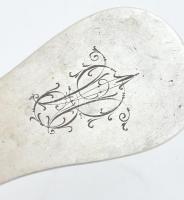 Ezüst (Ag) merőkanál. Jelzett, 163 g 28 cm