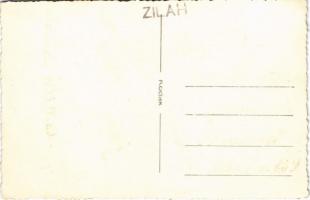 1943 Zilah, Zalau; látkép zsinagógával / general view with synagogue. photo