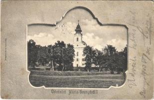 1903 Máriabesnyő (Gödöllő), templom. Neszveda Antal kiadása (EB)