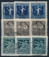 1924 Jótékonyság I. 3 db sor (7.200)