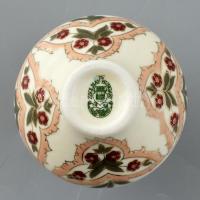 Zsolnay pipacs mintás váza. Kézzel festett, jelzett, hibátlan 8,5 cm