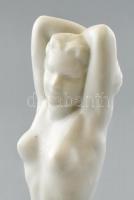 Drasche női akt, jelzett, vaspötty és apró kopások, m: 13 cm