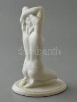 Drasche női akt, jelzett, vaspötty és apró kopások, m: 13 cm