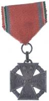 1916. Károly-csapatkereszt Zn kitüntetés nem eredeti mellszalagon T:2- Hungary 1916. Charles Troop Cross Zn decoration with not original ribbon C:VF NMK 295.