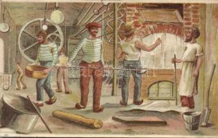 In the factory Hold To Light litho