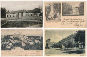 23 db RÉGI magyar város képeslap vegyes minőségben jobb lapokkal / 23 pre-1945 Hungarian town-view postcards in mixed quality with better pieces