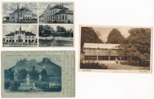 23 db RÉGI magyar város képeslap vegyes minőségben jobb lapokkal / 23 pre-1945 Hungarian town-view p...