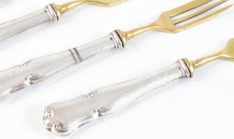 Ezüst(Ag) desszert villa, jelzett. h: 12 cm cm, bruttó: 139 g