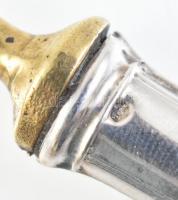 Ezüst(Ag) desszert villa, jelzett. h: 12 cm cm, bruttó: 139 g