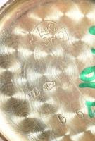 Arany (Au) 14K Uris női óra, másodpercmutatóval, jelzett, nem jár, tokon kis sérüléssel, d: 2 cm, br...