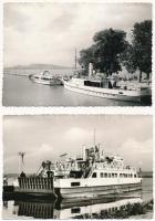 Balatoni hajók - 10 db modern képeslap