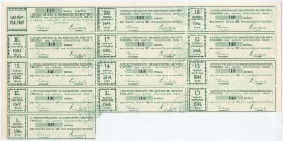 Pécs 1936. "A Pécsegyházmegyei Takarékpénztár Részvénytársaság" névre szóló részvénye, 100...