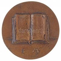 Borsos Miklós (1906-1990) 1952. "Németh László MDCCCCLII" kétoldalas öntött Br emlékérem (...