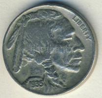 USA 1935S 5c Ag "Bivaly" T:3