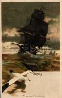 Ship Hold To Light litho (Rb)