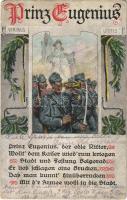 1916 Prinz Eugenius / WWI Austro-Hungarian K.u.K. military art postcard, Viribus Unitis propaganda. L&P 2455. (EB)