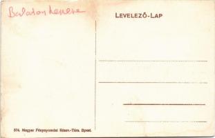 Balatonkenese, Baross gőzös a molónál. Földes-féle Margit-Creme reklám (r)