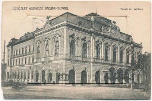 1907 Hódmezővásárhely, Fekete Sas szálloda, étterem és kávéház. Leporello 10 képpel