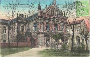 1914 Kisvárda, Ipari és kereskedelmi bank, üzletek. TCV card