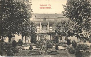 1915 Balatonfüred, Vutkovich villa. Hordós Ferenc kiadása (EK)