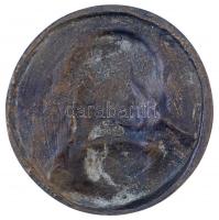 Boros Tibor (1945-) DN "Jókai Mór 1825-1904" öntött Br hamisítvány (101mm) T:1-