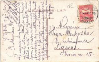 1917 Sátoraljaújhely, Molnár István utca (lyuk / hole)