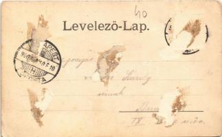 1900 Baja, Tóth Kálmán szülőháza és szobra (Rb)