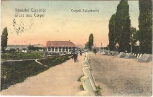 1912 Budapest XXI. Csepel, Zsilip. mayer Rezső saját kiadása (EK)