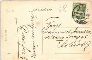 1910 Makó, Állami főgimnázium, Kossuth szobor. W.L. Bp. 4121. 7998