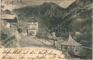1902 Herkulesfürdő, Baile Herculane; út / road (r)