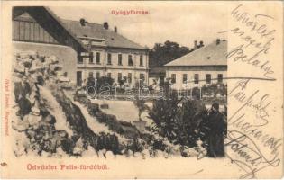 1903 Félixfürdő, Baile Felix; Gyógyforrás. Helyfi László kiadása / spa, spring source (r)