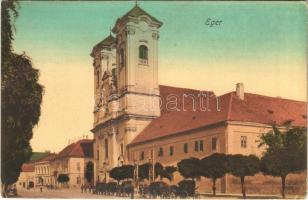 1909 Eger, templom. Dr. Trenkler és Társa kiadása (EK)