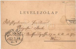 1899 Pécs, Székesegyház (vágott / cut)