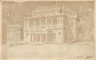 Budapest VI. Opera Fény felé tartandó/HTL Litho