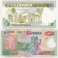 Zambia DN (1980-1988) 2K + 2008. 1000K T:I-II
Zambia ND (1980-1988) 2 Kwacha + 2008. 1000 Kwacha C:...