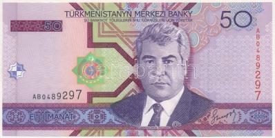 Türkmenisztán 2005. 50M T:I Turkmenistan 2005. 50 Manat C:UNC Krause P#17