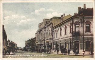 1931 Békéscsaba, Andrássy út, színház