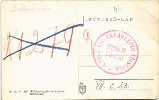 1929 Békéscsaba, Körös parti részlet + "A POLG. ISK. TANÁRKÉPZŐ FŐISKOLA FÖLDRAJZI TANSZÉKE&quo...