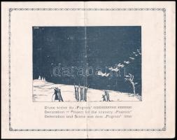 The Jewish Review Theater - prospektus többnyelvű leírásokkal, hajtott