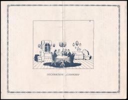 The Jewish Review Theater - prospektus többnyelvű leírásokkal, hajtott