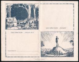 The Jewish Review Theater - prospektus többnyelvű leírásokkal, hajtott