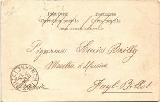 1902 Cavalleria. Salto / Italian military, cavalry. TCV card 1902 Cavalleria. Salto / Olasz katonasá...