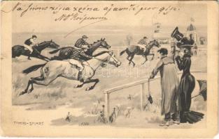 1905 Horse race, jockey s: Tommi Smart (EM)