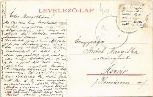 1907 Csurgó (Somogy), Magyar Korona szálloda. W.L. 534. (Rb)