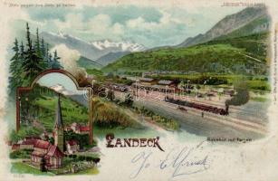 Landeck Railway-station HTL Litho