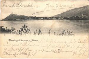 1906 Dévény, Theben a. d. Donau, Devín (Pozsony, Bratislava); Bediene dich allein (EK)