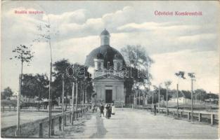 1906 Komárom, Komárnó; Rozália templom. Czike Dénes kiadása / church