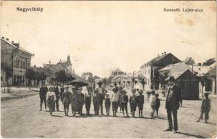 1914 Nagymihály, Michalovce; Kossuth Lajos utca / street